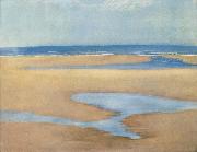 William Stott of Oldham Returning Tide Spain oil painting artist
